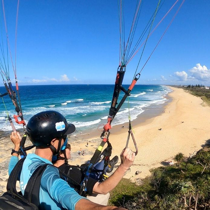 40Min Tandem Paragliding Experience, Neck Buffs & Media Package Deluxe