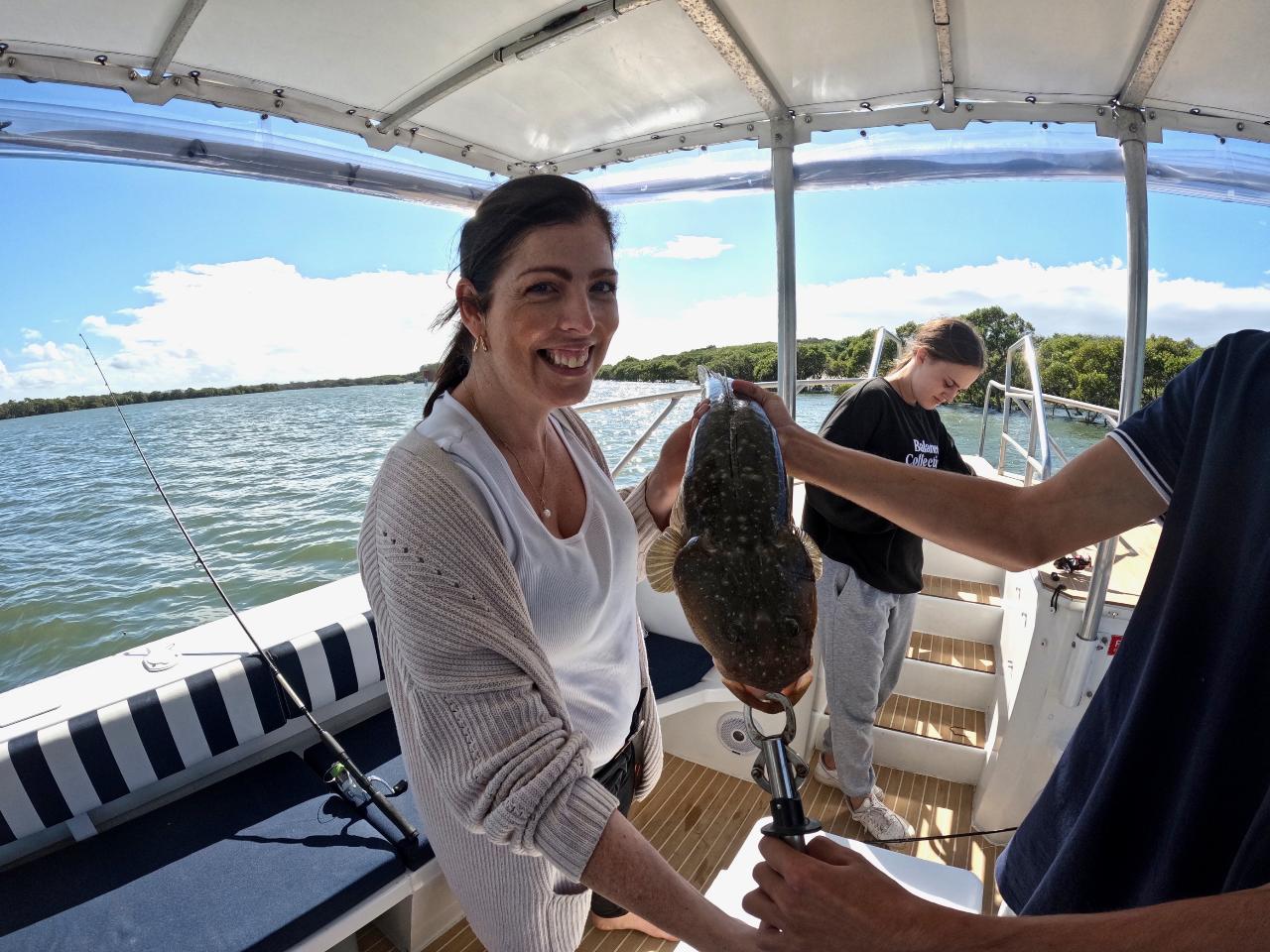 3 Hour Private Broadwater Fishing Charter - Afternoon Session - Pickup Runaway Bay