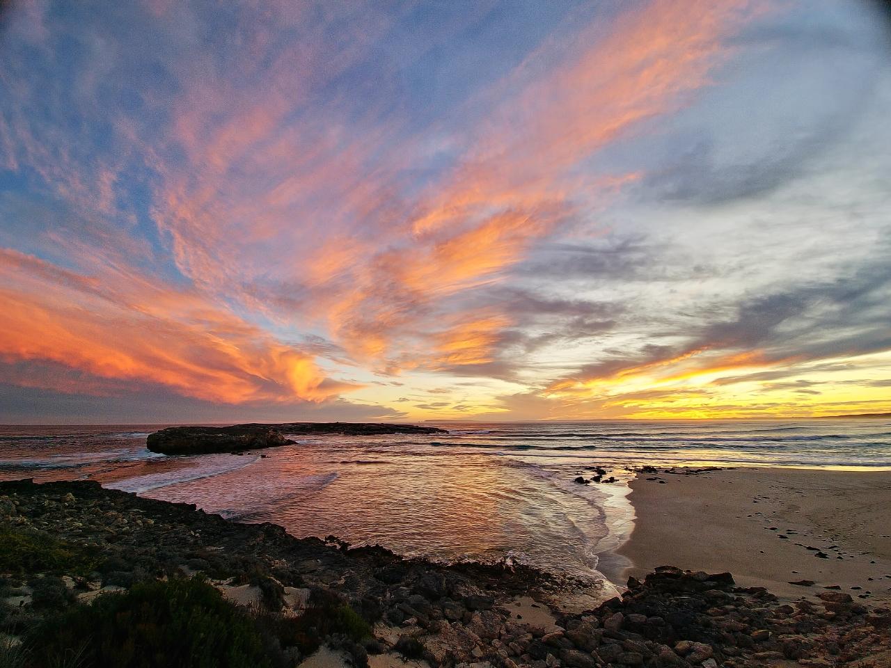 Sunset On The Sand Dunes