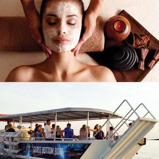Spa Facial 1Hr & Glass Bottom Boat Tour