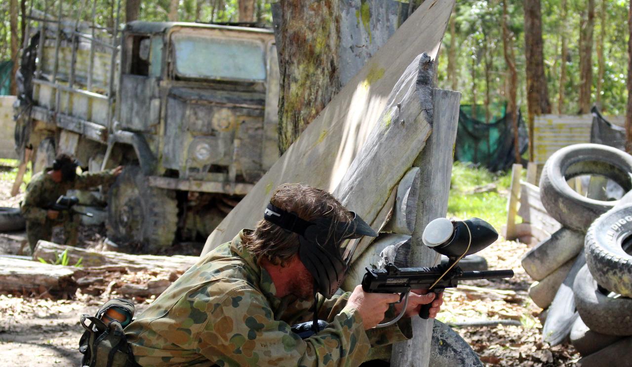 Skirmish Sunshine Coast Outdoor Paintball Session