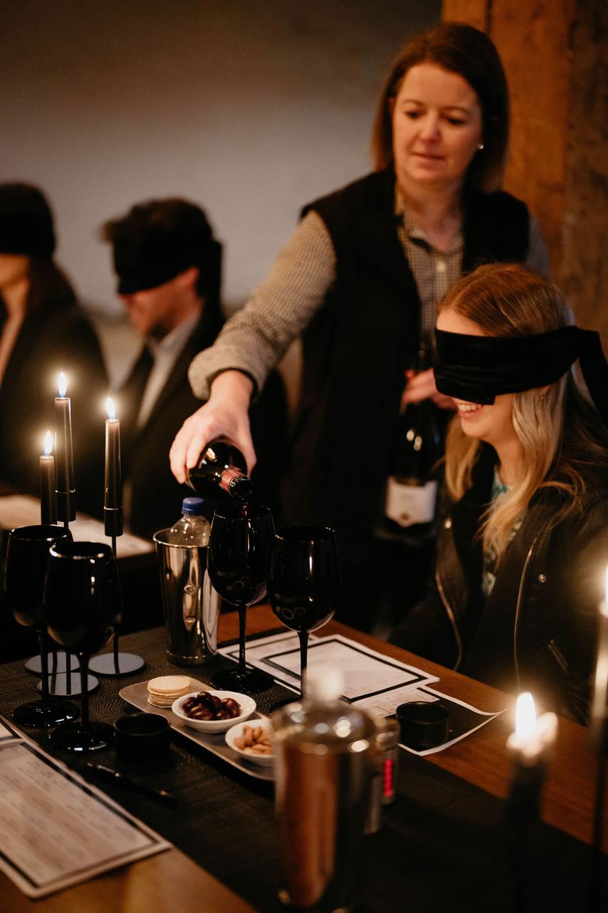 Tasting In The Dark: A Wine Sensory Experience By Hardys Wines