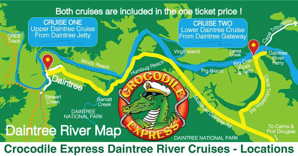 Crocodile Express Daintree Rainforest & Wildlife Cruise From Daintree Village