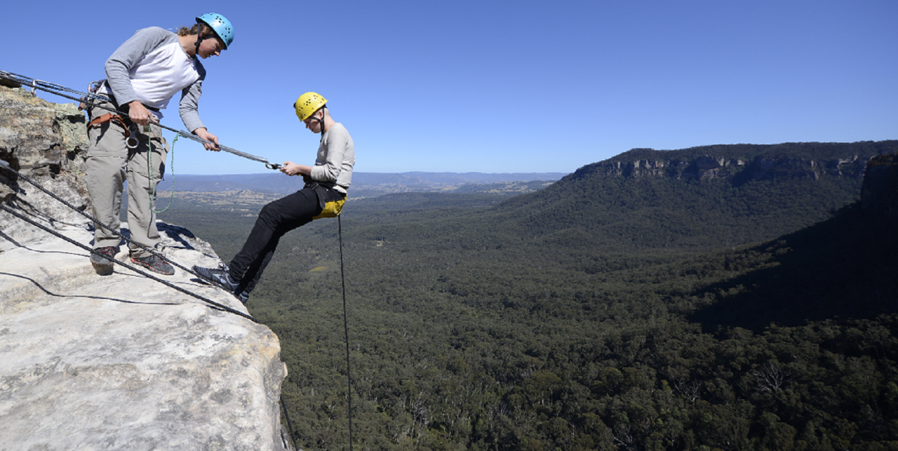 Spectacular Blue Mountains Half Day Abseiling Adventure