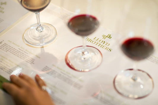 Estate Tasting Flight At Lloyd Brothers Wine
