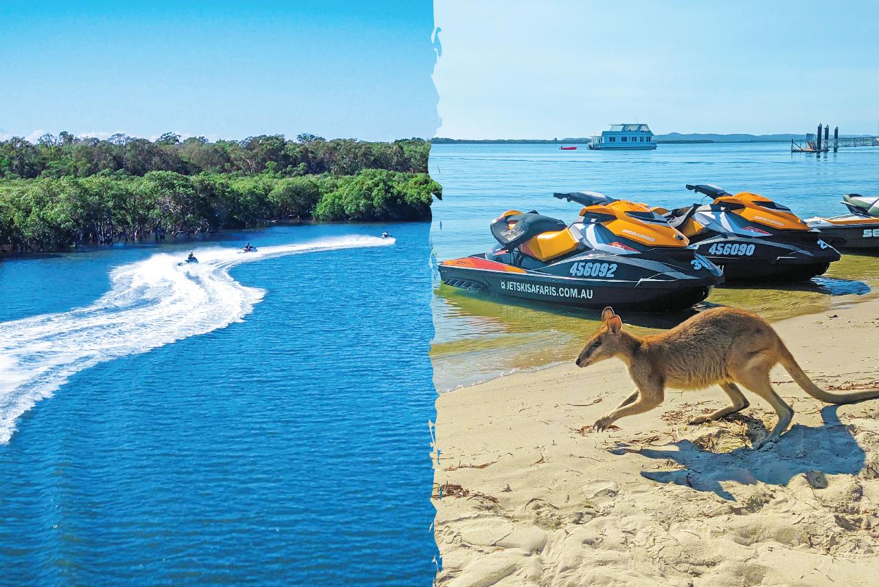 Jet Boat, Parasailing + 2.5Hr Jet Ski Safari (2Ppl)