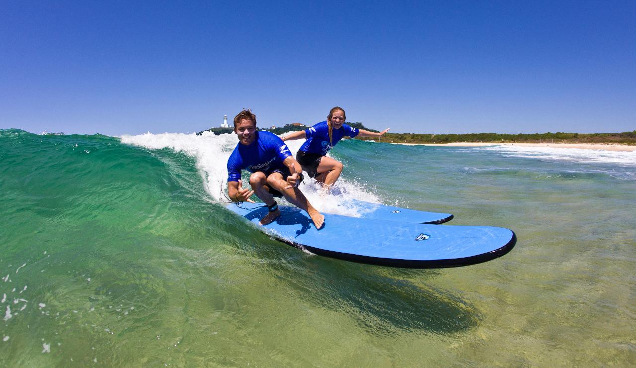 Byron Bay Surf Lesson X2