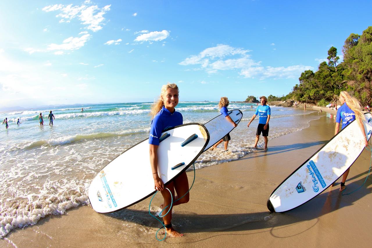 Byron Bay Surf Lesson X2