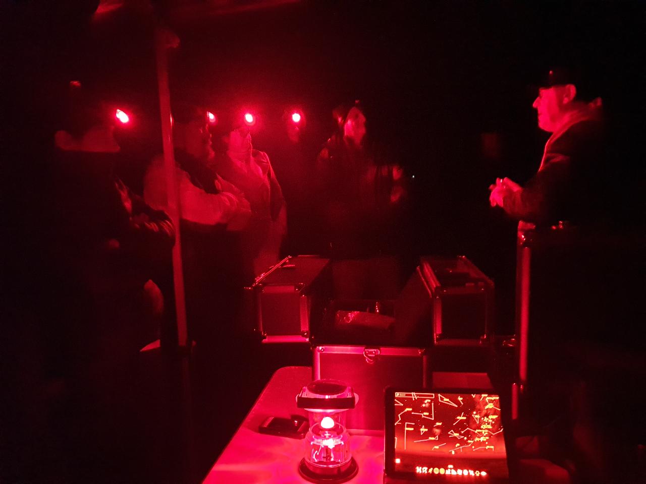 Dark Sky Gold Stars Sunset Dinner