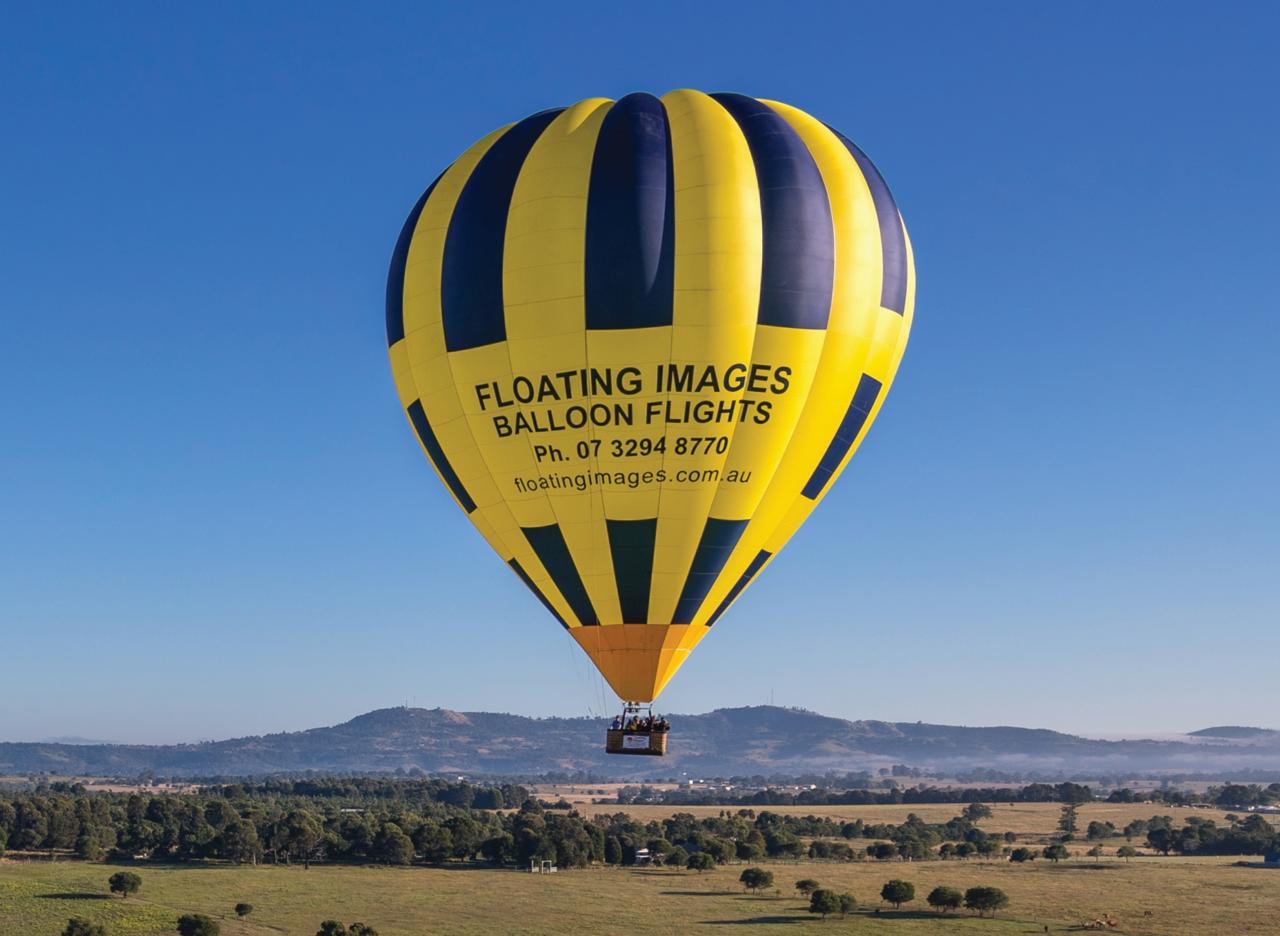 Greater Brisbane Scenic Hot Air Balloon Flight Package With Breakfast & Self Drive