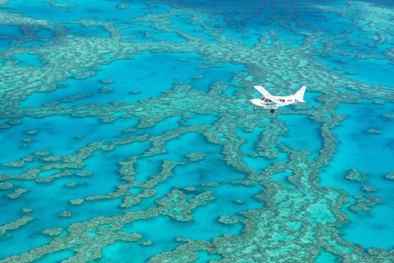 One Hour Scenic Flight Over Whitsundays