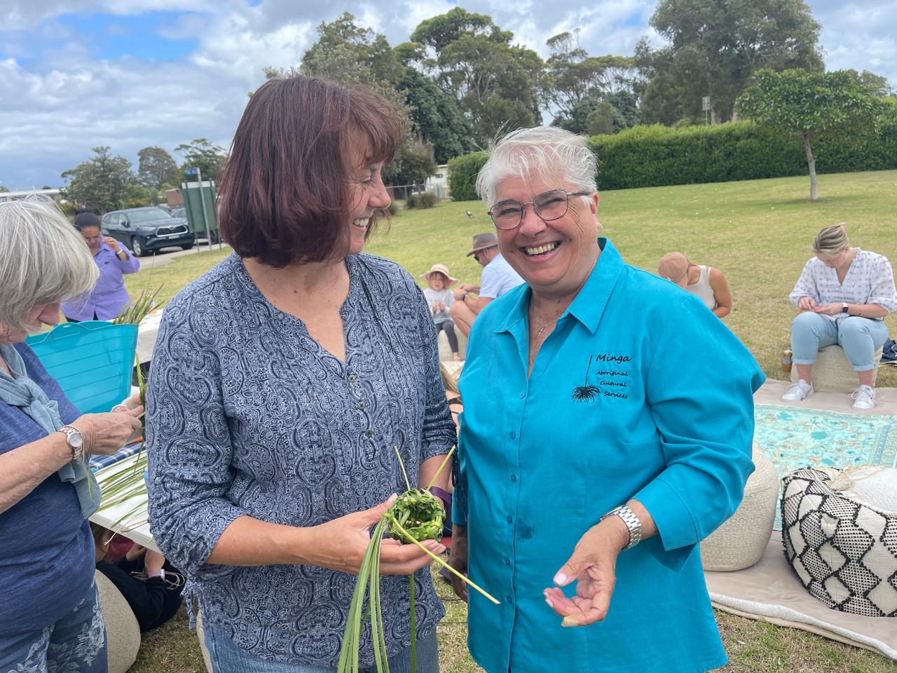 Connect To Country - Basket Weaving Workshop In Narooma With Elder Patricia Ellis From Minga Aborign