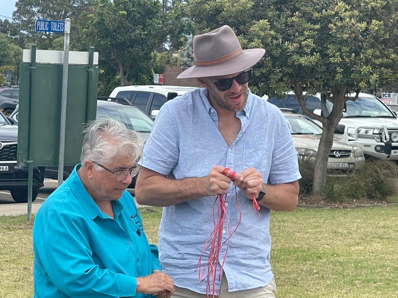 Connect To Country - Basket Weaving Workshop In Narooma With Elder Patricia Ellis From Minga Aborign