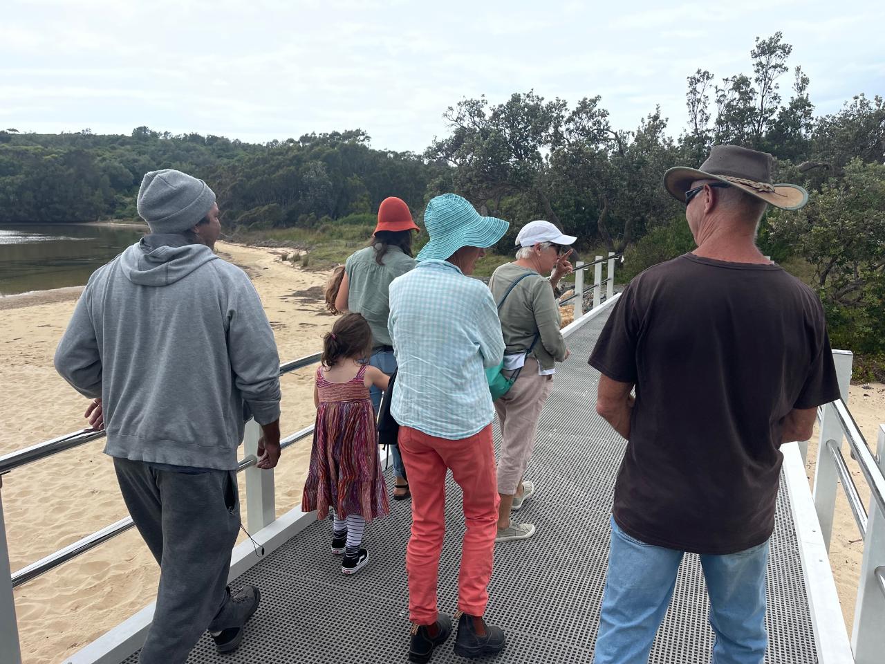 Walking On Country With Warren Foster Of Yannaga Yoowaga Tours At Wallaga Lake