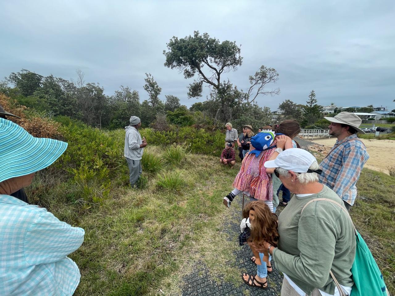 Walking On Country With Warren Foster Of Yannaga Yoowaga Tours At Wallaga Lake