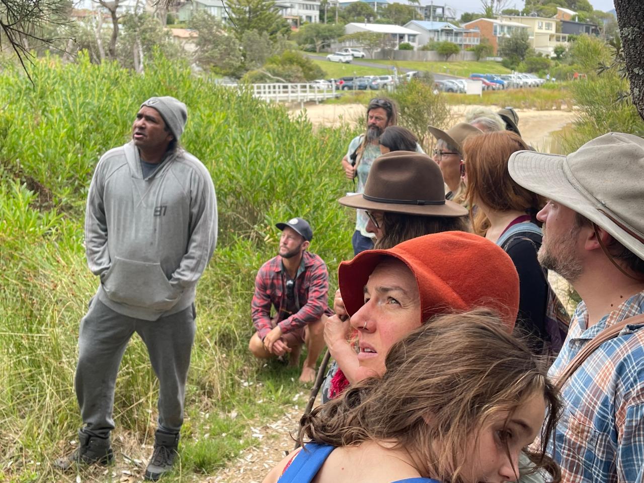 Walking On Country With Warren Foster Of Yannaga Yoowaga Tours At Wallaga Lake