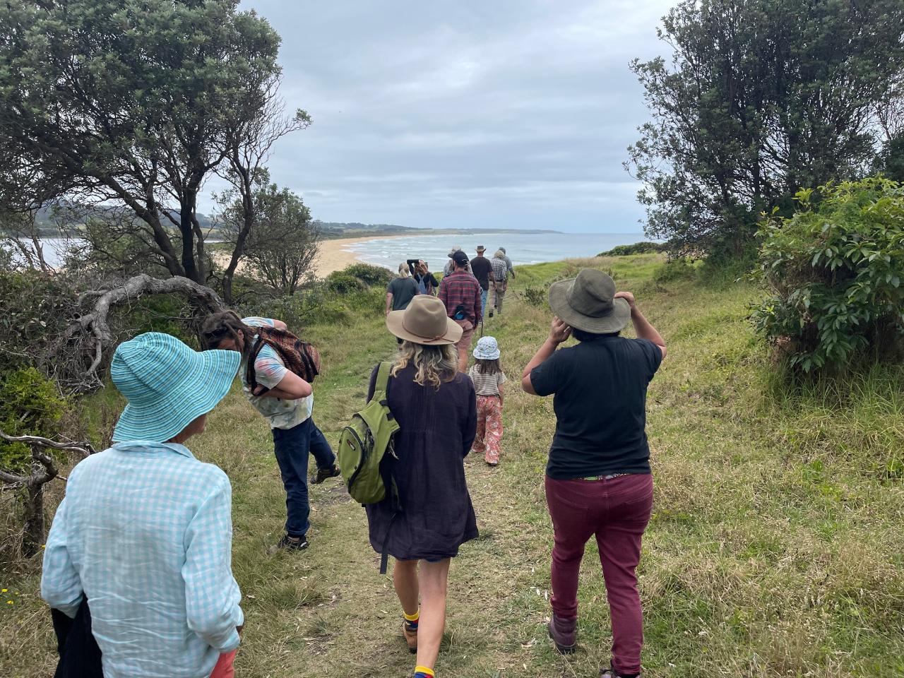 Walking On Country With Warren Foster Of Yannaga Yoowaga Tours At Wallaga Lake