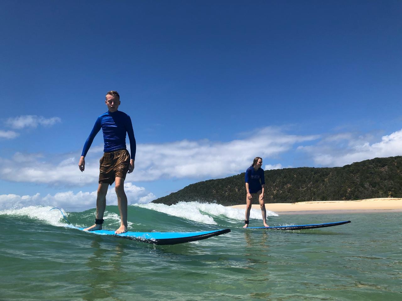 Learn To Surf Australia's Longest Wave + Great Beach Drive Adventure - Noosa Day Trip