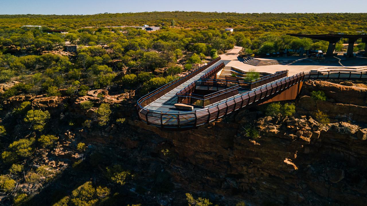 Pink Lake & Kalbarri Scenic Flyover Tour