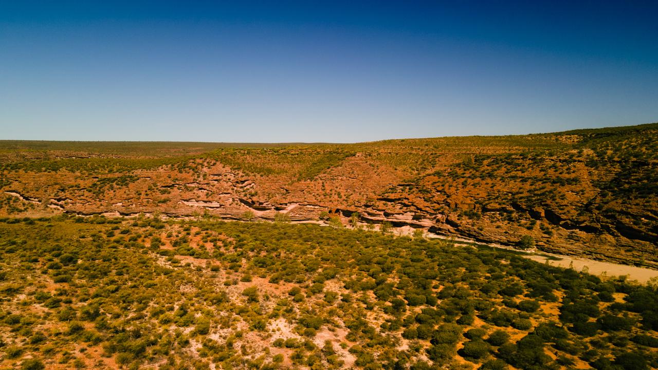 Pink Lake & Kalbarri Scenic Flyover Tour