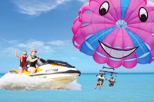 Tandem Parasail & 1 Hour Jetski Safari - For 2