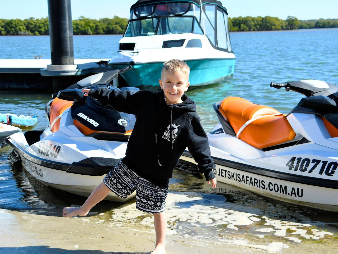 Weekend Breakfast Safari With Extended Island Stop - 1.5 Hour Jet Ski Safari