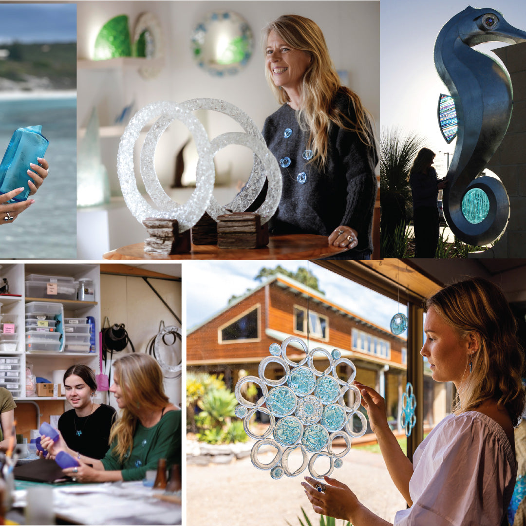 Cindy Poole Glass Artist - Gallery & Behind The Scenes Discover Tour Experience