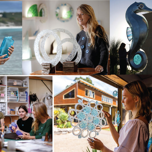 Cindy Poole Glass Artist - Gallery & Behind The Scenes Discover Tour Experience