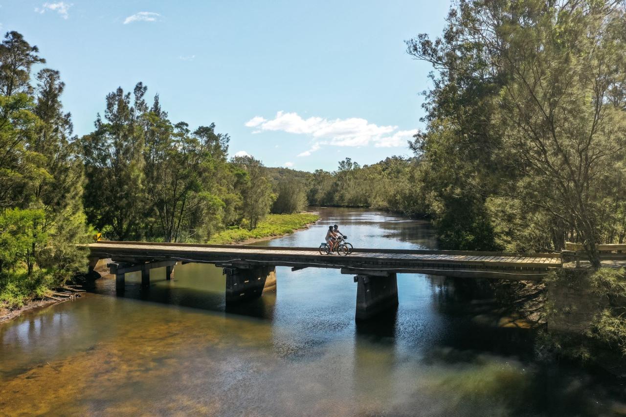 Self Guided E-Bike Tour - Pedal To Produce Series - Wagonga Wilderness Loop