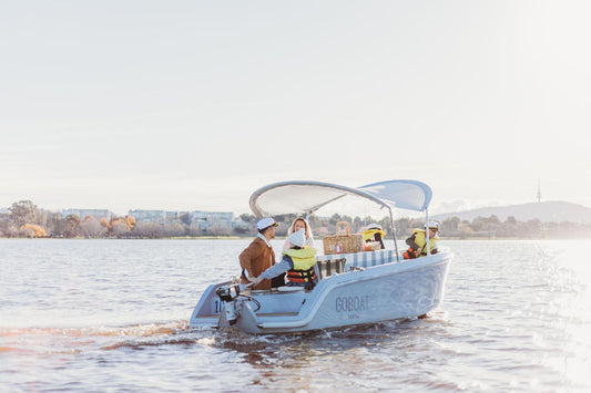 Goboat Canberra - 1 Hour Electric Picnic Boat Hire (Up To 8 People)