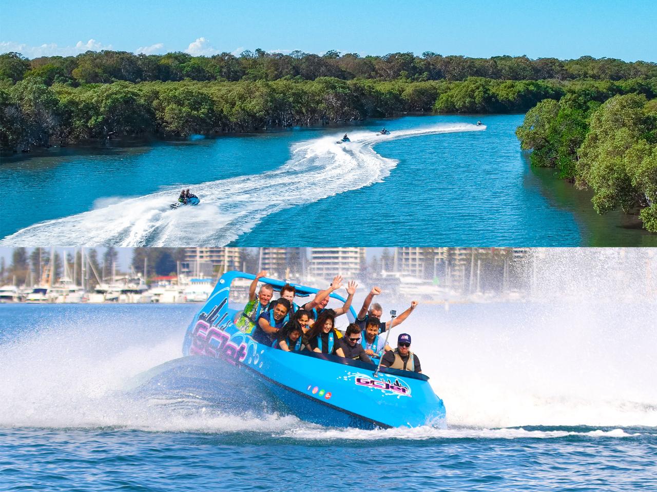 Jetboating + 2.5Hr Jet Ski Safari