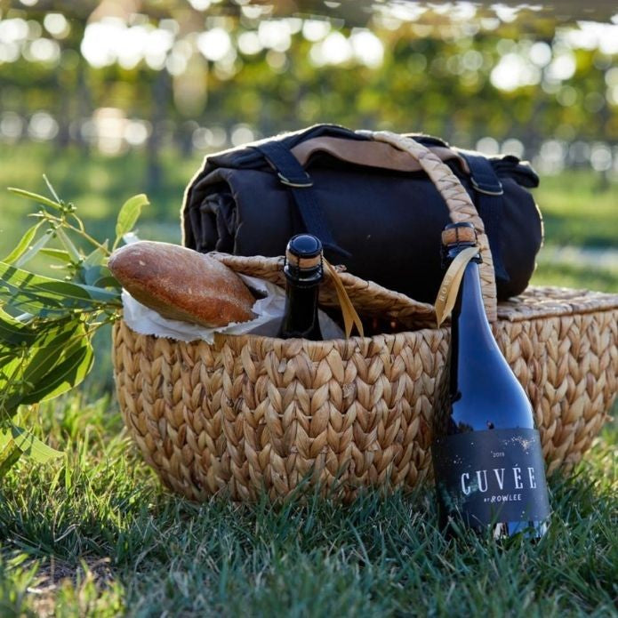 Picnic Hamper & Bottle Of Cuvee