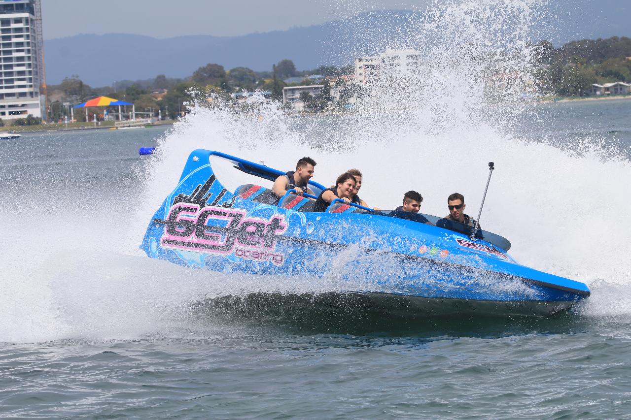 Tandem Parasail + Jet Boat + 30 Minute Jetski Safari - For 2
